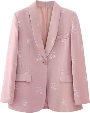 2023 Blazer for Women Long Sleeve Lightweight Blazers Dressy Casual Business Coats Open Front Button Casual Suit Jackets