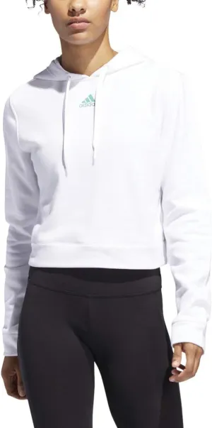 adidas Women's 3-Stripes Cropped Hoodie