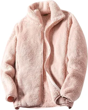 aihihe Cotton Fleece Jacket Womens Winter Coats and Jackets White Winter Jacket Ladies Casual Jackets Winter Coat Women