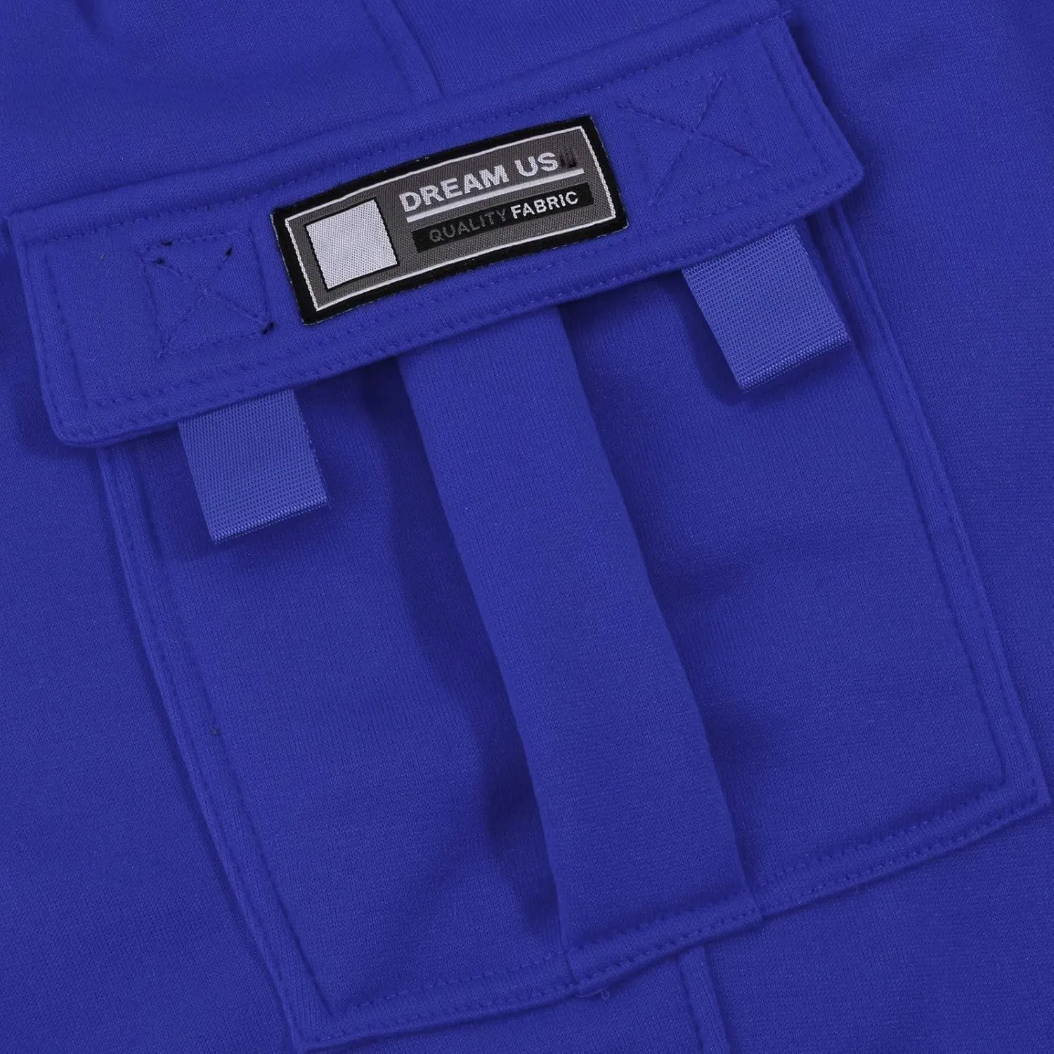 Casual Cargo Sweatpants for Men Plus Size Drawstring Waist Open Bottom Sweatpants Baggy Lounge Pants with Pockets