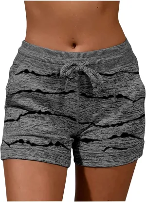 Casual Shorts for Women Athletic Workout Gym Yoga Shorts Summer Beach Lounge Short Pants