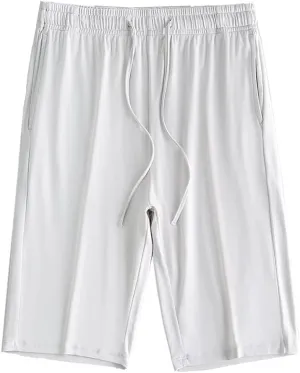 Casual Summer Men Modal Shorts Pajama Drawstring Waist Lounge Boxer Shorts