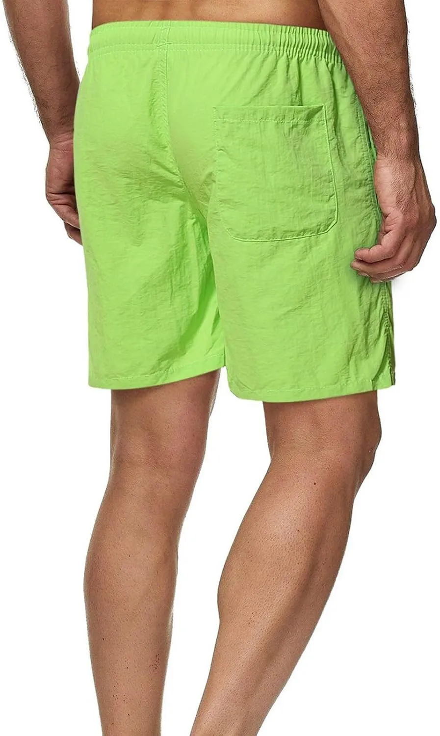 Cotton Shorts Men Lightweight Elastic Waist Board Pull On Bermuda Shorts Vacation Lounge Hippie Beach Summer Clothes