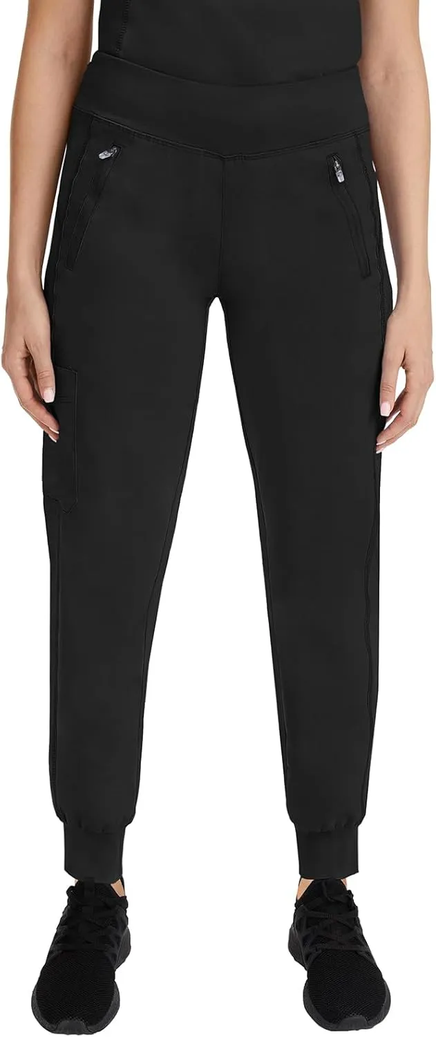 Healing Hands Jogger Scrubs for Women 6 Pocket Tara Scrub Pant 9233 Purple Label