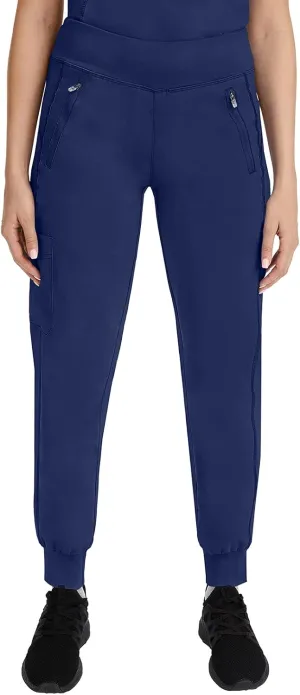 Healing Hands Jogger Scrubs for Women 6 Pocket Tara Scrub Pant 9233 Purple Label