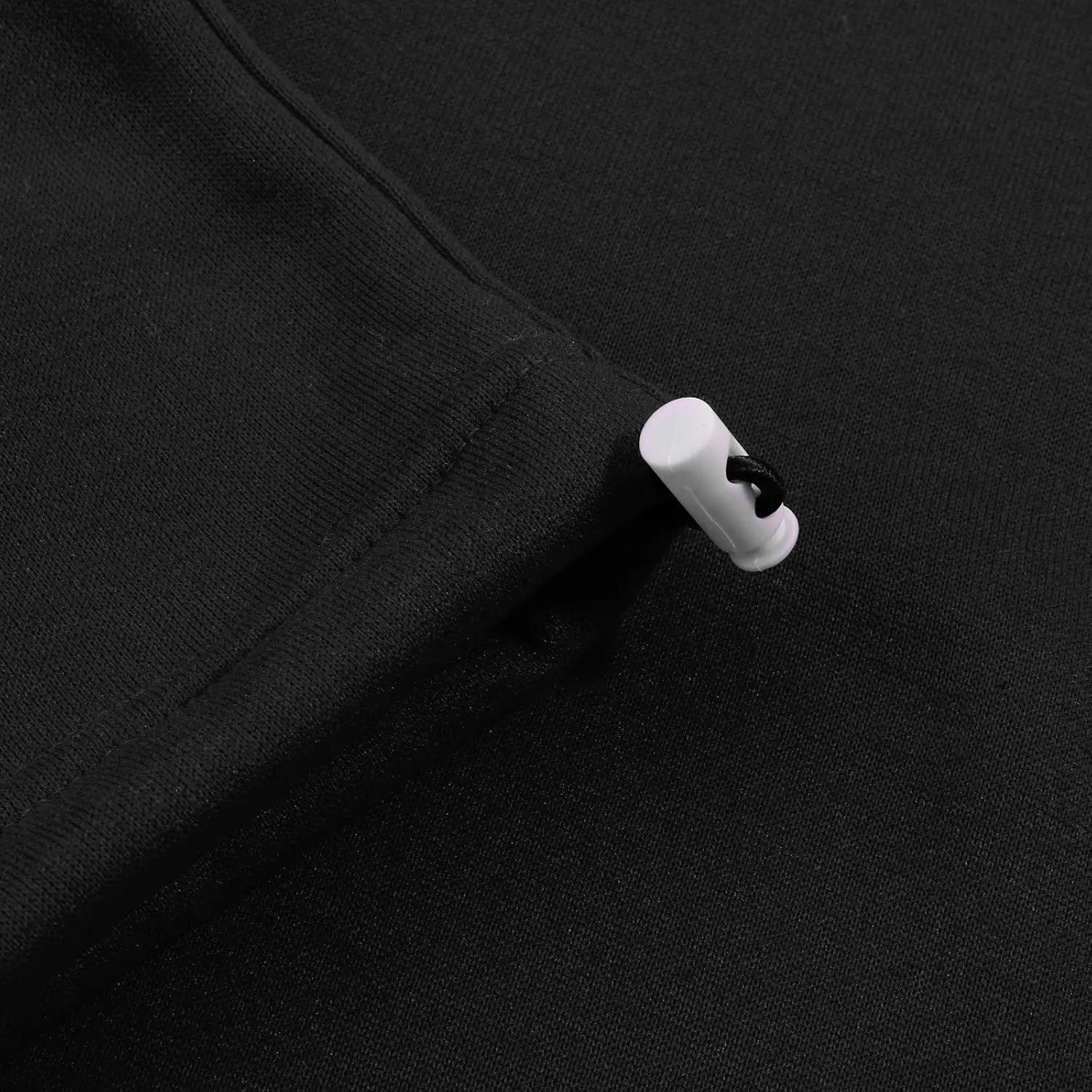 Mencomfy Cargo Pants for Men Plus Size Drawstring Waist Open Bottom Sweatpants with Pockets Loose Fit Workout Pants
