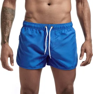 Mens 5 inch Inseam Workout Running Shorts Quick Dry Bodybuilding Athletic Bike Shorts Training Running Gym Short