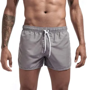 Mens 5 inch Inseam Workout Running Shorts Quick Dry Bodybuilding Athletic Bike Shorts Training Running Gym Short