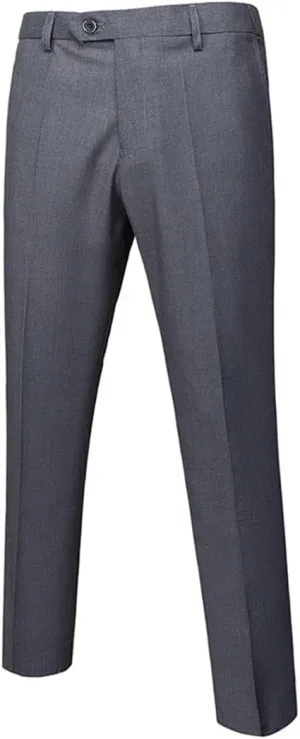 Mens Business Suit Pants Solid Office Formal Trousers Classic Style Suit Long Pants