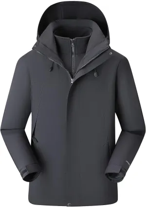 Mens Casual Jackets Color Block Long Sleeve Full Zipper Hooded Jacket Trendy Style Sport Coat Slim Fit Outdoor Workout Jacket
