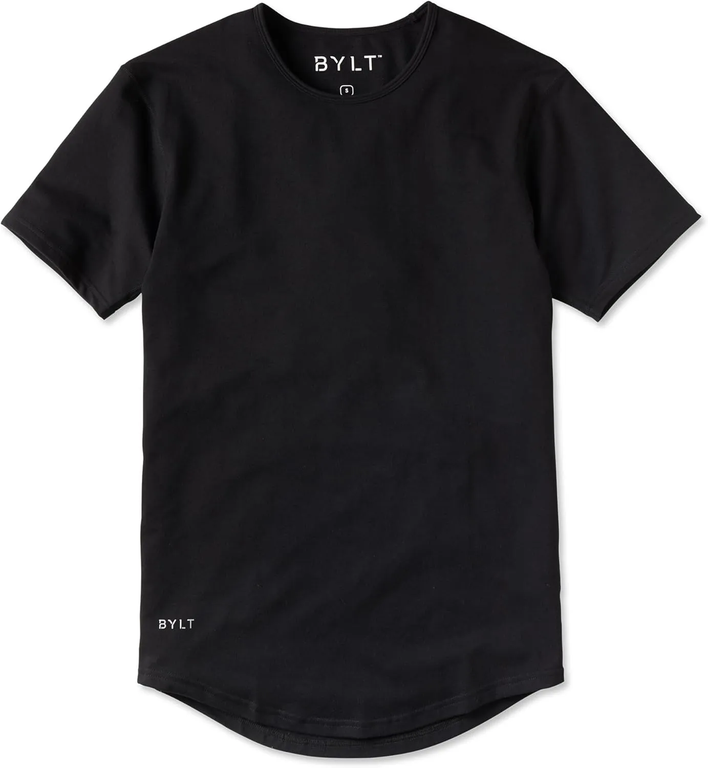 Mens Drop-Cut Men's T Shirt, Plain Tshirts for Men, Drop Cut Basic Crewneck Tee, Wrinkle Resistant, Stretch Fit