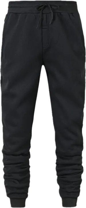 Mens Heavyweight Fleece Workout Joggers Loose Fit Gym Athletic Running Pants Big and Tall Cozy Loose Work Trousers