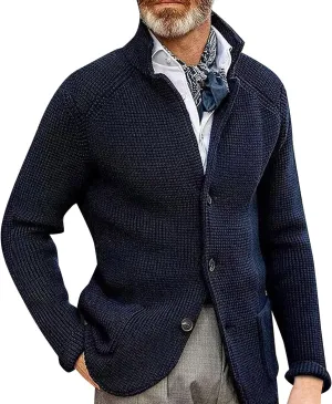 Mens Lightweight Cardigan Sweater Button Down Knitted Sweaters Long Sleeve Knitted Cardigans Cardigan Sweater Overcoats