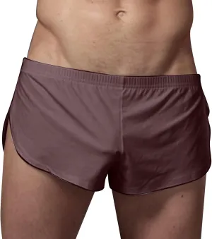 Mens Mesh Booty Shorts 3 Inch Sexy Smooth Lounge Active Shorts Ranger Panties