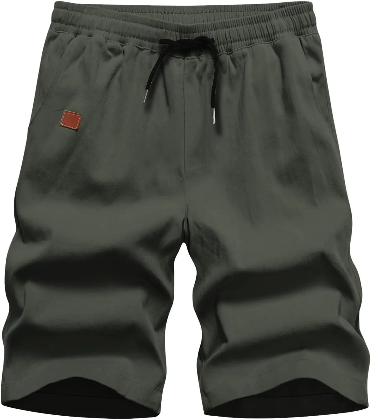 Mens Shorts Casual Drawstring Lounge Shorts Elastic Waist Athletic Summer Shorts Plus Size Running Gym Shorts Pockets