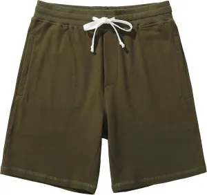 Mens Shorts Cotton Athletic Workout Shorts Zipper Pockets Casual Gym Running Sweat Shorts with Drawstring