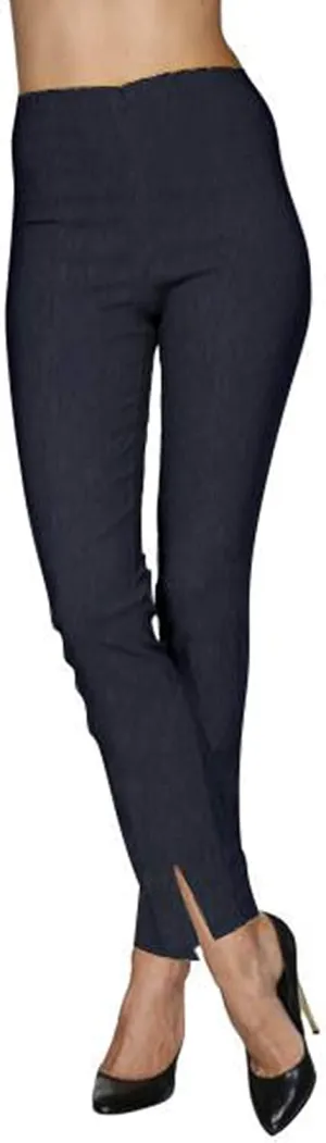 Mesmerize Pants with Front Ankle Slits and Front Zipper