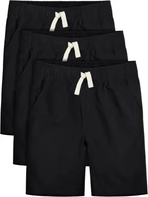 OHD 3 Pack Boys School Uniform Jogger Shorts