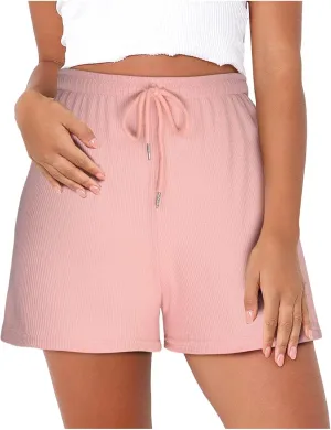 Running Shorts for Women Trendy Casual Loose Shorts Workout Gym Sports Shorts Elastic Drawstring High Waisted Shorts
