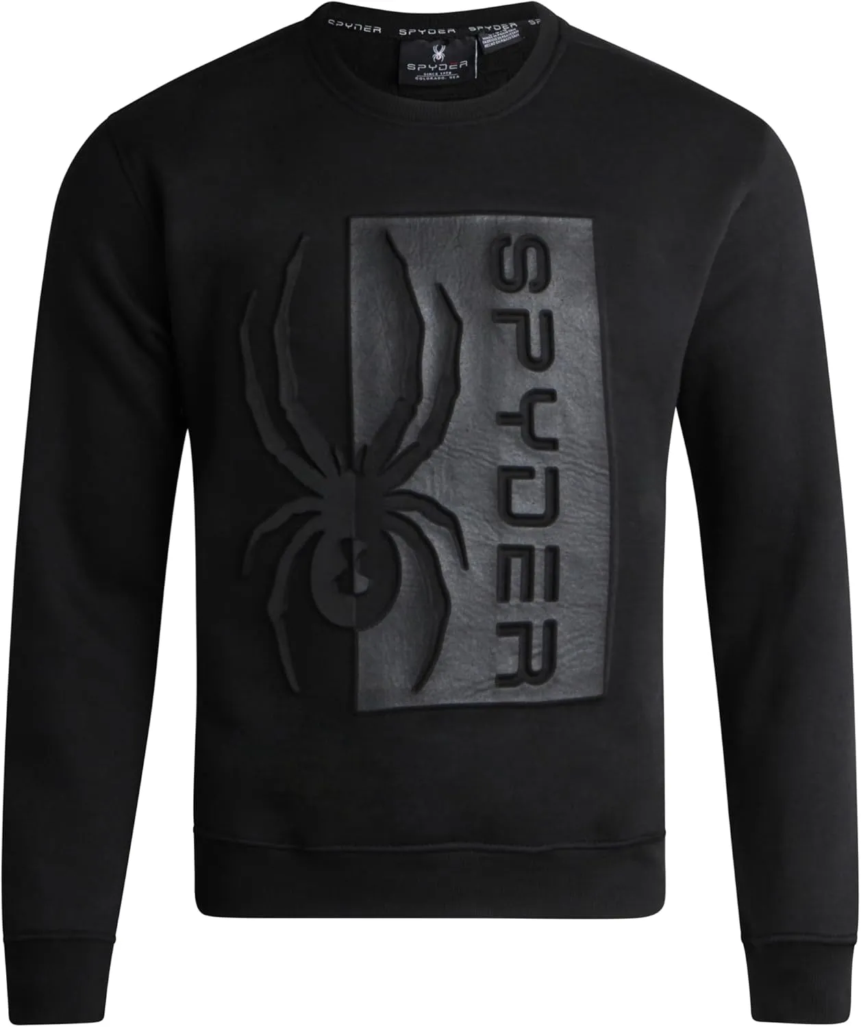 Spyder Men's Active Sweatshirt - Athletic Performance Fleece Classic Crewneck Pullover Sweatshirt for Men (Sizes: S-XXL)