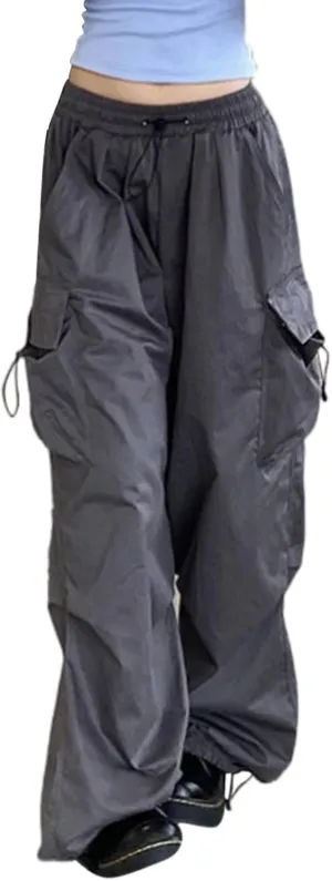 Straight Leg Cargo Sweatpants Women Comfortable High Waisted Jogging Pants with Pockets High Waisted Joggers Pants