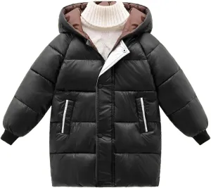 ToddlBy Toddler Kids Girl Boy Winter Coat Windproof Hooded Puffer Down Jacket Light Winter Jacket Lightweight