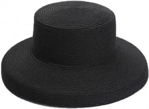 Women's Wide Brim Braided Sun Hat UPF 50  Sun Protection Floppy Summer Beach Cap Lafite Straw Hat