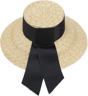 Women's Wide Brim Braided Sun Hat UPF 50  Sun Protection Floppy Summer Beach Cap Straw Hat