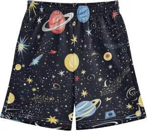 Youth Boys Cargo Shorts Lightweight Athletic Running Workout Shorts with Pockets