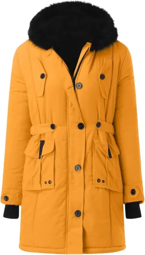 Zip Up Winter Coats for Women Jacket with Long Sleeves for Autumn and Winter Womens Quilted Pullover Puffer Jacket