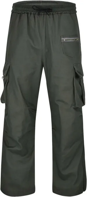 ZYXTIM Mens Hiking Cargo Pants Plus Size Convertible Zip Off Drawstring Pockets Lightweight Fishing Camping Tactical Pants